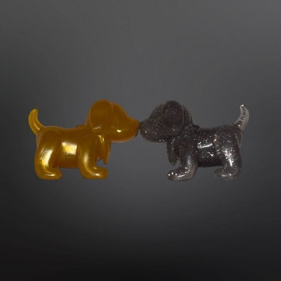 2024 Raising Cane’s Caniac Cane Dog Figurine Golden & Sparkling Coal Dogs B23 - Picture 2 of 8